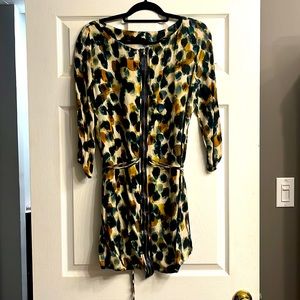 Zara mini dress with all back zipper, size M